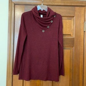 Vanilla Bay burgundy tunic